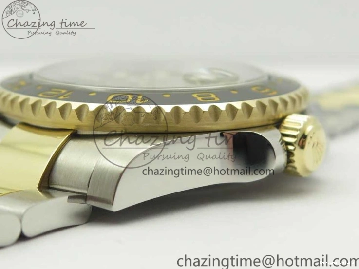 1219 Tailored GMT-Master II 116713 LN Black Ceramic Thick YG Wrapped 904L Steel 1:1 Noob Best Edition A3187 (Correct Hand Stack) 3304